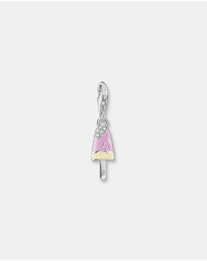 THOMAS SABO - Charm Pendant Popsicle with White Stones Silver