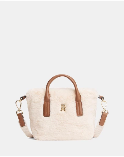 Tommy Hilfiger - Popette Micro Tote Faux Fur