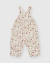 Goldie + Ace - Strawberry Fields Goldie Vintage Overalls - Babies-Kids