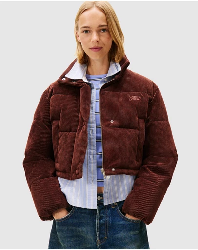 Tommy Jeans - Cord Puffer Jacket