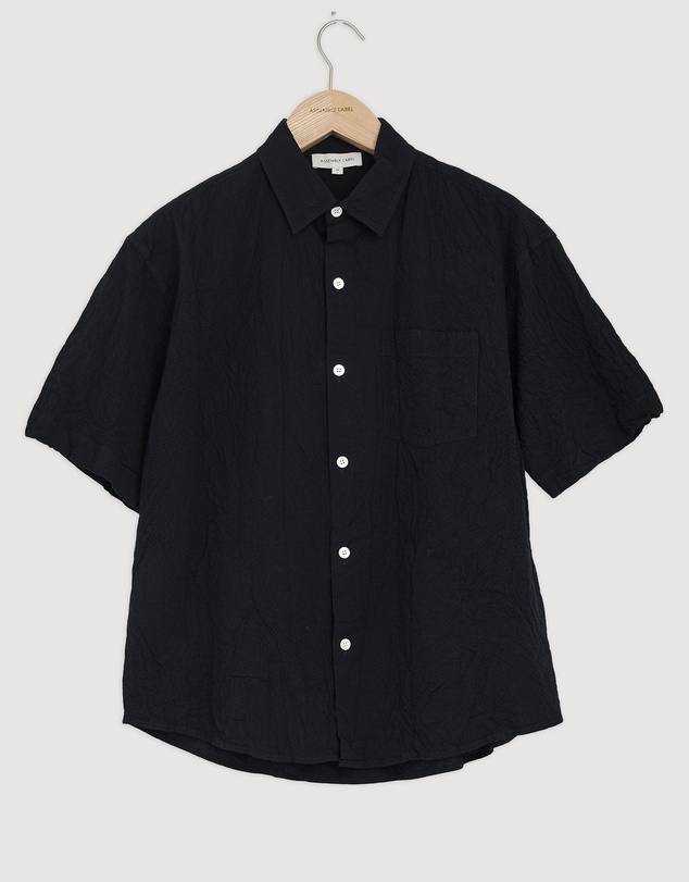 Revibe - Repaired Assembly Label Cotton Mens Shirts S/S