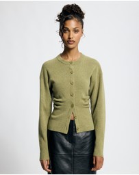 Lover - Dido Sculpted Wool Cardigan