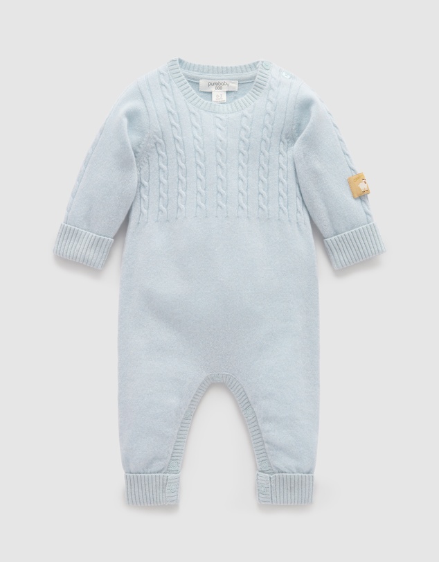 Purebaby - Cashmere Growsuit -Kids-Babies