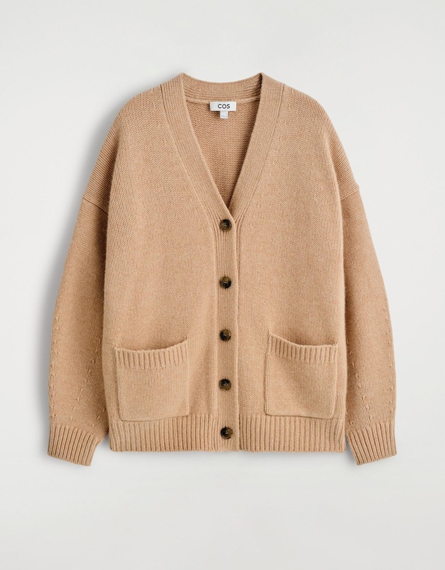 COS - Oversized Cashmere-Blend Cardigan