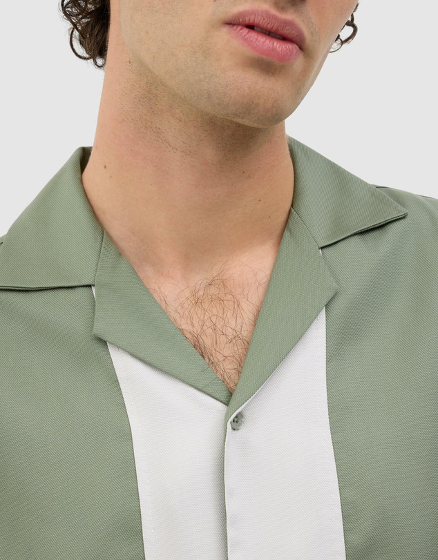 Politix - Ethan Border Panel Short Sleeve Shirt