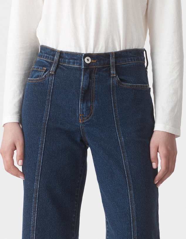 Outland Denim - 32in Mia Mid Wide Seamed Jeans