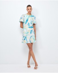 AERE - Kira Linen Mini Dress