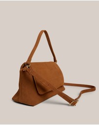 VESTIRSI - Celeste Cognac Clutch Crossbody Bag