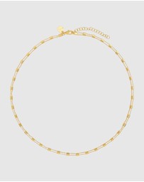 Najo - Summer Veil Yellow Gold Necklace