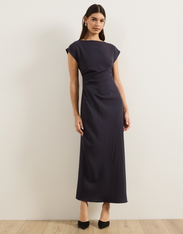 Atmos&Here - Talia Rouched Midi Dress