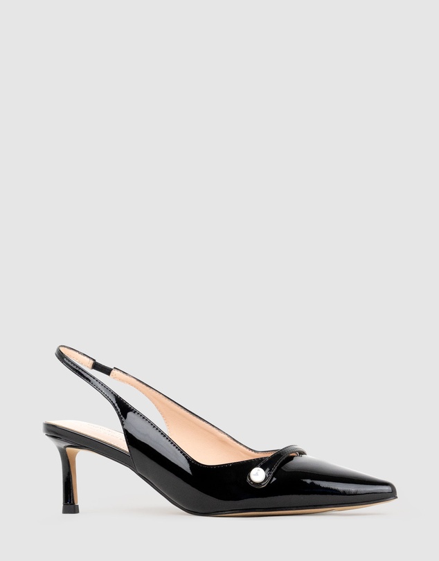 Edward Meller - DIVINE55 Slingback Pump with Pearl