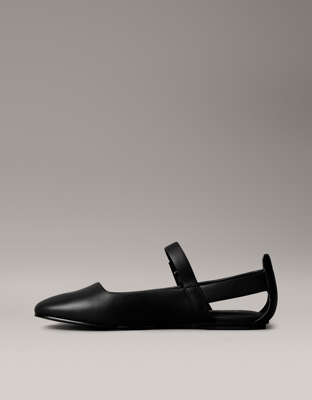 Calvin Klein - Leather Airfit Cushioned Ballerinas