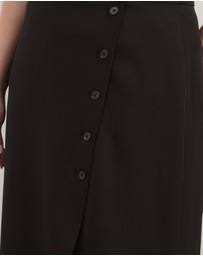 Atmos&Here Curvy - Sorelle Split Detail Midi Skirt