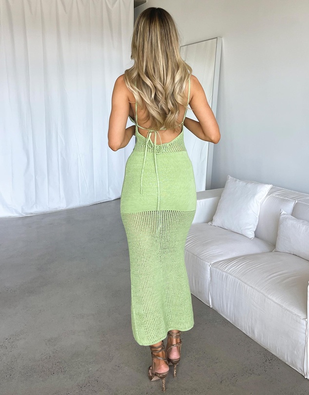 Dazie - Sunrise Crochet Maxi Dress