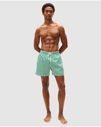 Tommy Hilfiger - Medium Drawstring Print Swim Shorts