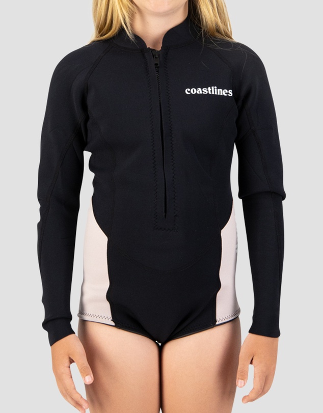 Coastlines - Classic Girls 2/2 Front Zip Springsuit