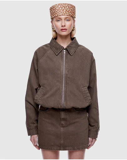 ENA PELLY - Billy Denim Bomber Jacket