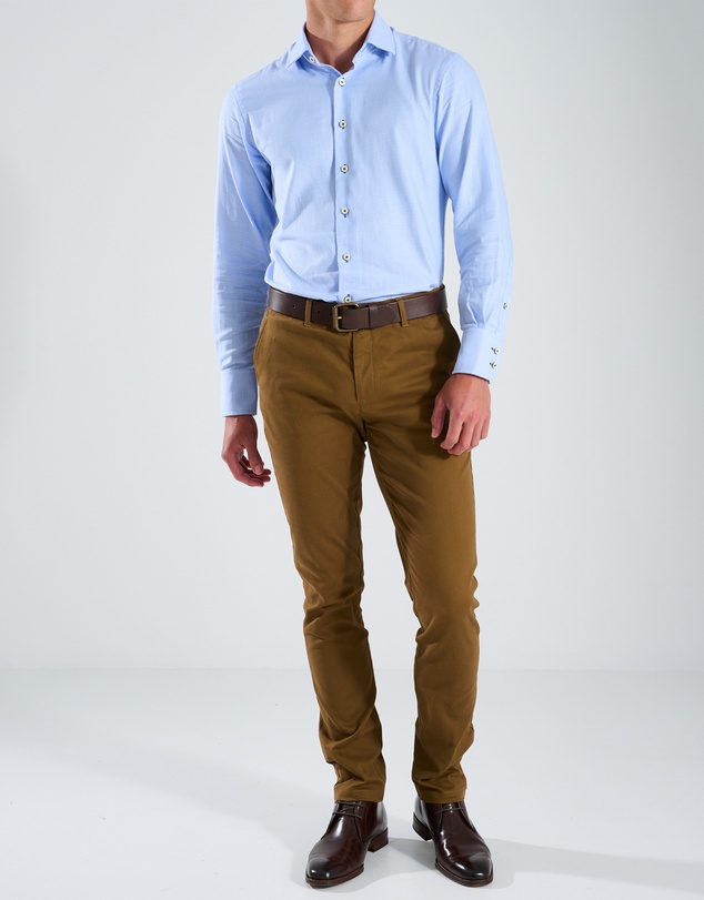 3 Wise Men - 3 Wise Men Cayden Chino Pant - Dark Brown