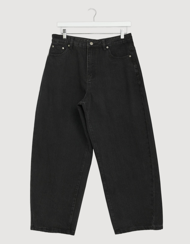 Revibe - Repaired Calli Cassidy High Rise Barrel Leg Jeans - AU 14