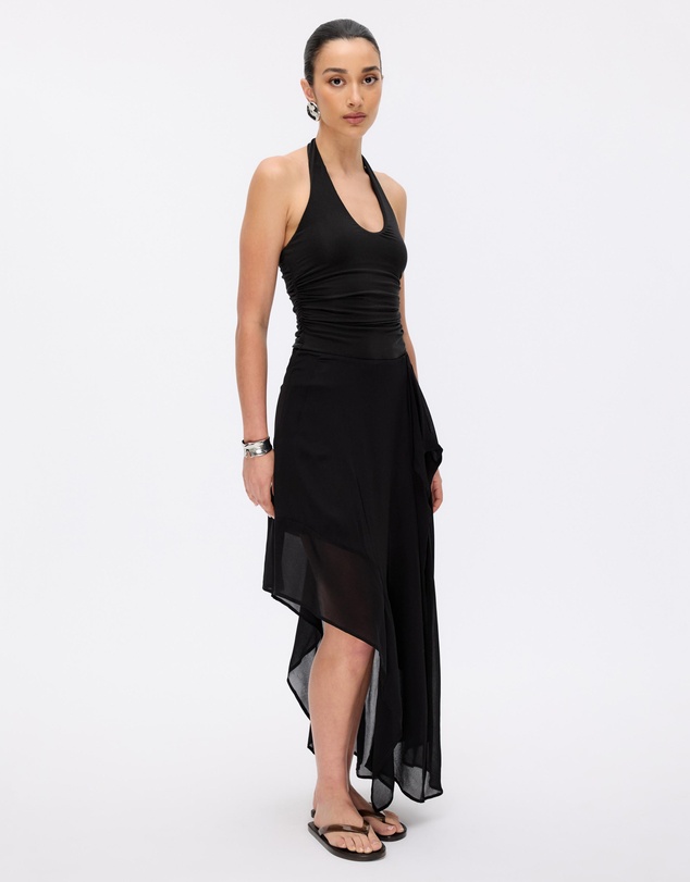 Minima Esenciales - Lucy Asymmetrical Midi Skirt