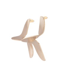 Lovisa - Gold Corrugated Swirl Statement Stud