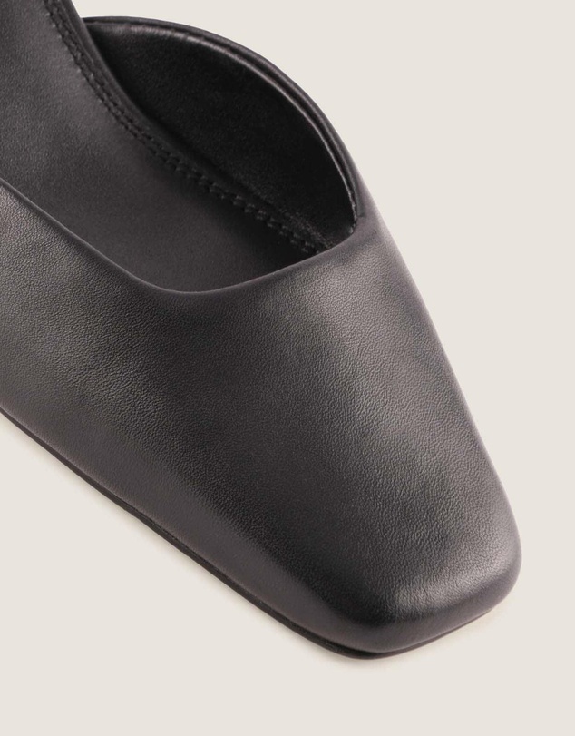 Shelly Shen - Elodie Low Heels Black Leather