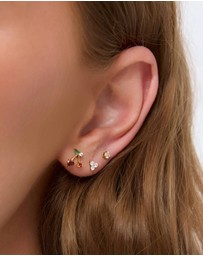 Arms Of Eve - Cherry Bomb Stud Earrings