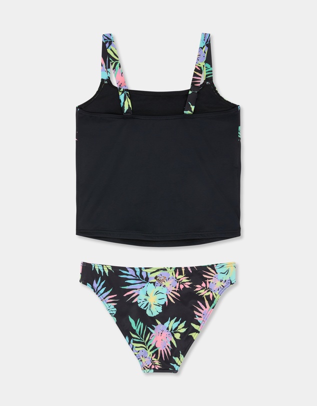 Roxy - Girls 4 to 16 Roxy Active Tankini Set Two Piece