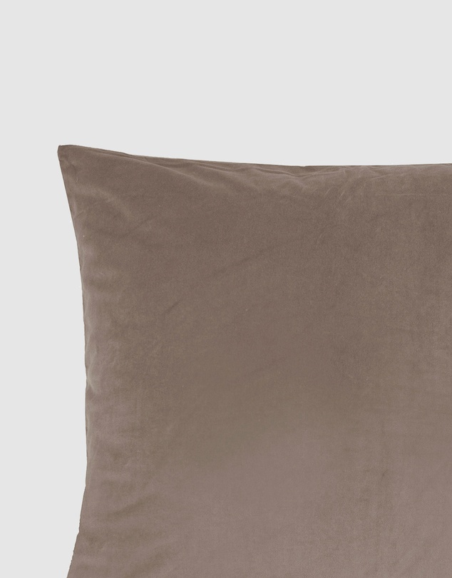 Bambury - Euro Pillowcase Velvet Almond