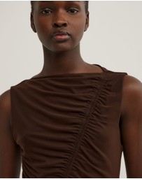 Witchery - Asymmetric Gather Dress