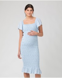 Ripe Maternity - Selma Shirred Dress
