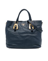 Pre-Loved by Azura Reborn - Pre-Loved Soft Calfskin Open Convertible Shopping Tote