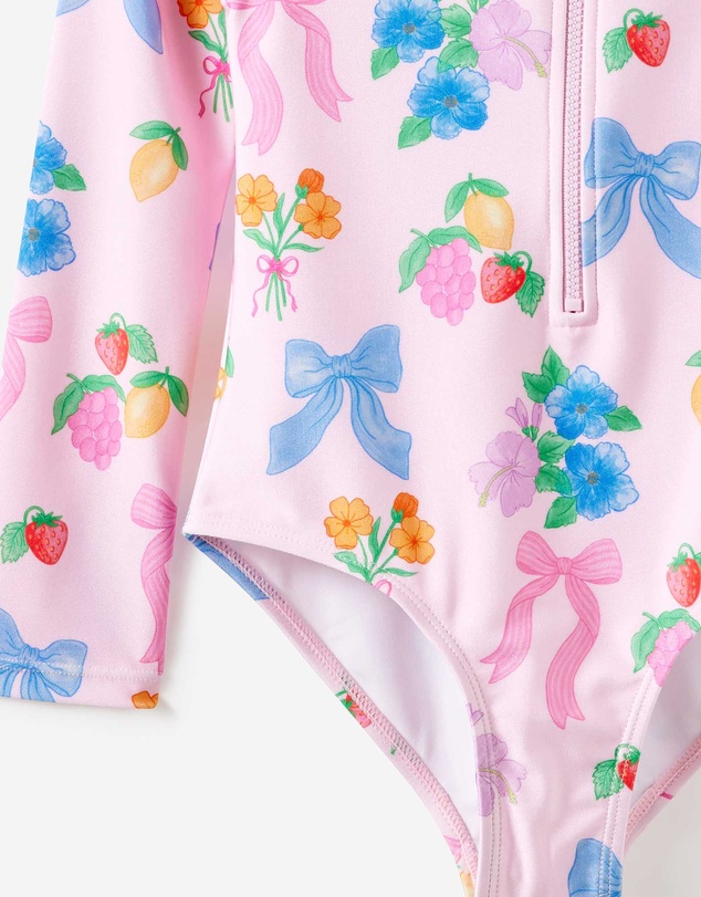Cotton On Kids - Long Sleeve One Piece Swimsuit
