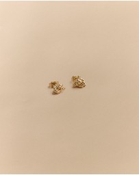 Trenery - Dolina Stud Earrings in Gold