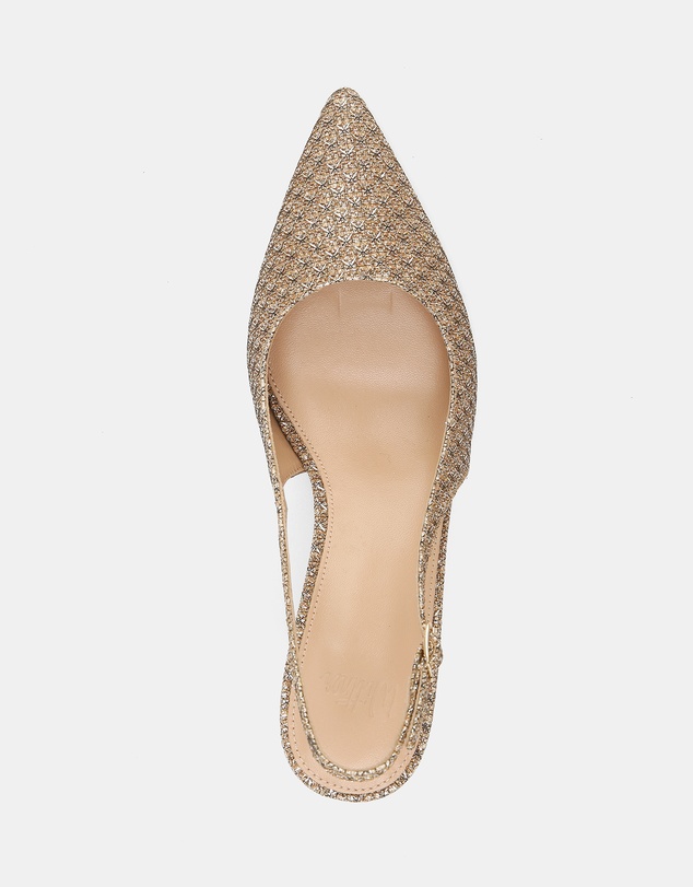 Wittner - Riker Metallic Lurex Slingbacks