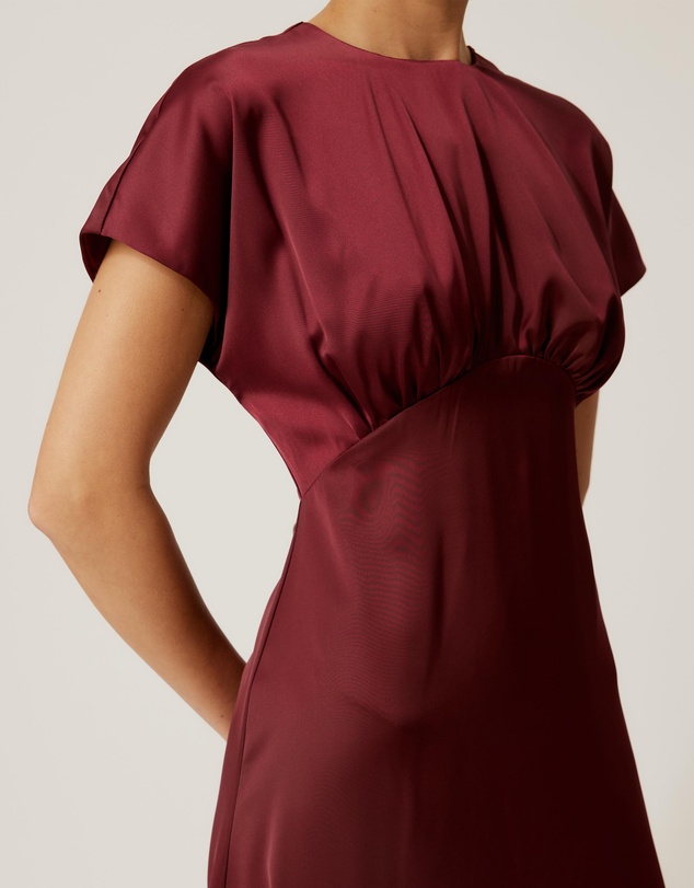 Tussah - Reena Satin Midi Dress