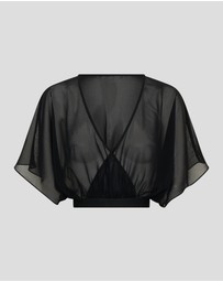 Vacay Swimwear - Vela Top Black
