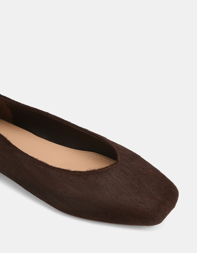 Wittner - Belinda Hair-on Leather Ballet Flats
