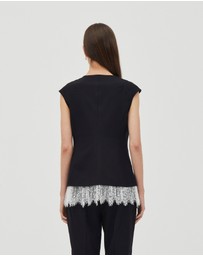 Third Form - Nocturne Lace Trim Vest