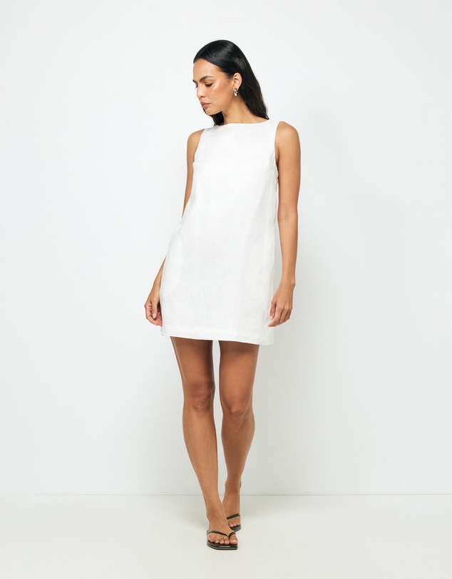 AERE - Zaya Linen Mini Dress