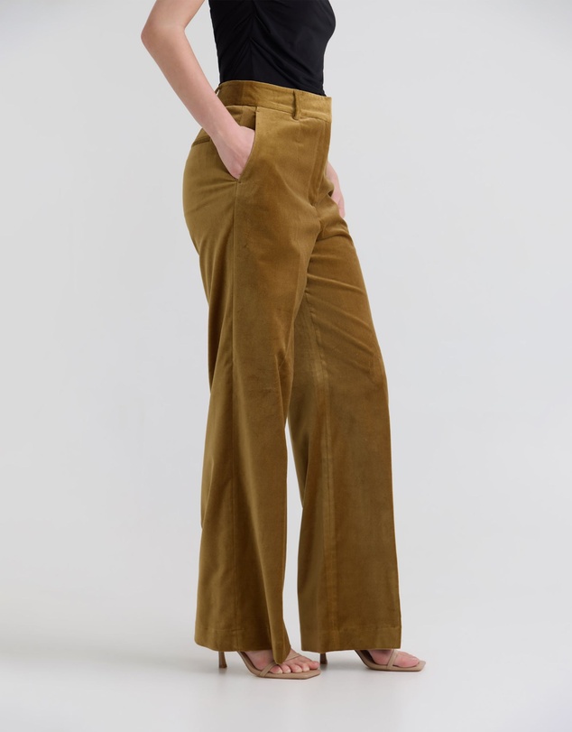 Oxford - Lydia Stretch Velvet Pants