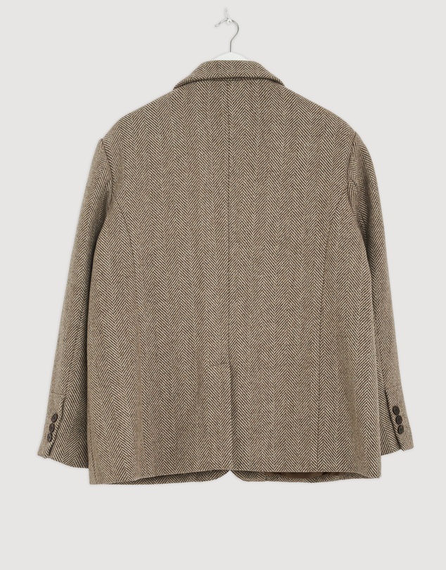 Revibe - Repaired AERE Opal Wool Blend Relaxed Blazer - Brand Sizing-18