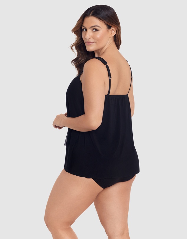 Miraclesuit Swimwear  - Mirage Floaty Layered Tankini Top PLUS