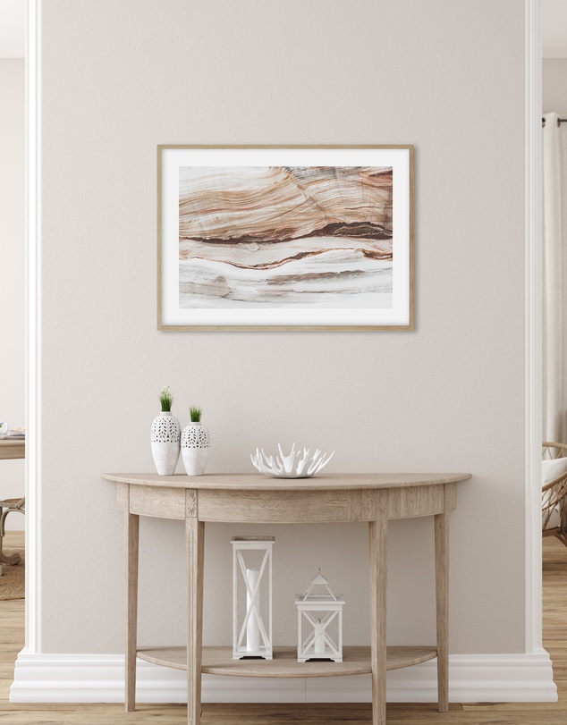 Olive et Oriel - Bronte Rocks Art Print