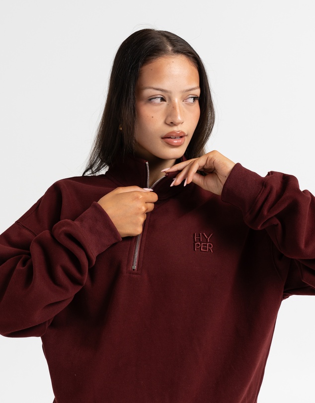 HyperLuxe The Label - 1/4 Zip Sweatshirt