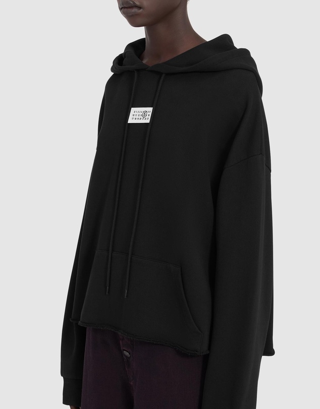 MM6 Maison Margiela - Brand Patch Hooded Sweatshirt