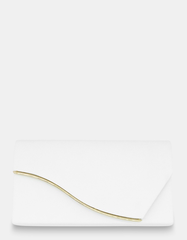Morgan & Taylor - Jordana Clutch in White