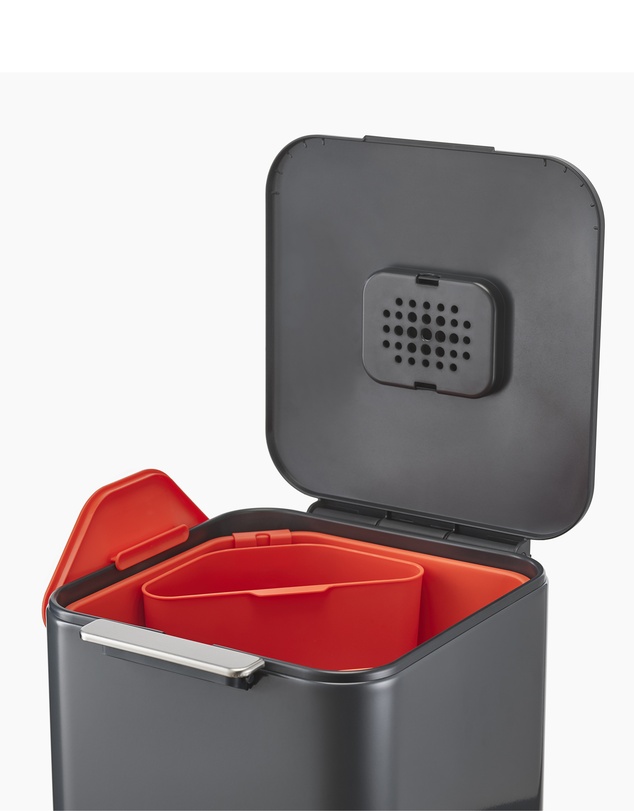 Joseph Joseph - Totem Compact 40L Waste Separation & Recycling Unit (Graphite)