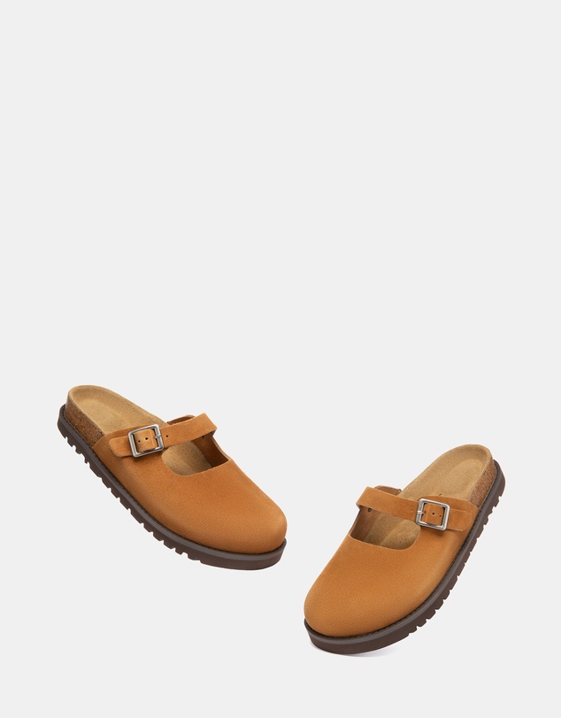 EVERAU - Australian Shepherd Ugg Brikon Cow Suede Upper Loafer Oxfords Flats