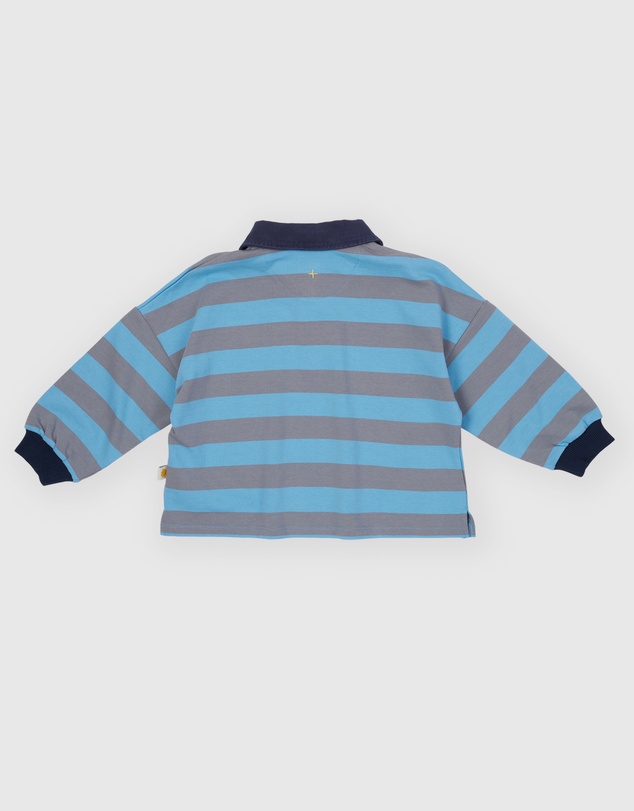 Goldie + Ace - Rugby Stripe Terry Sweat Top - Babies-Kids